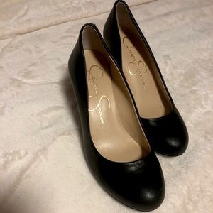 Jessica Simpson Black Wedges